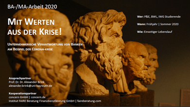 Mit Werten aus der Krise